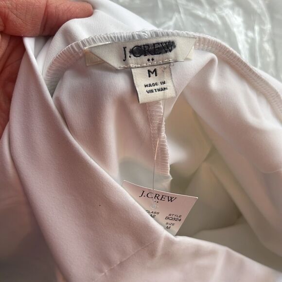 J Crew Scallop‎ Active Skort Skirt Womens Medium White - Picture 7 of 8